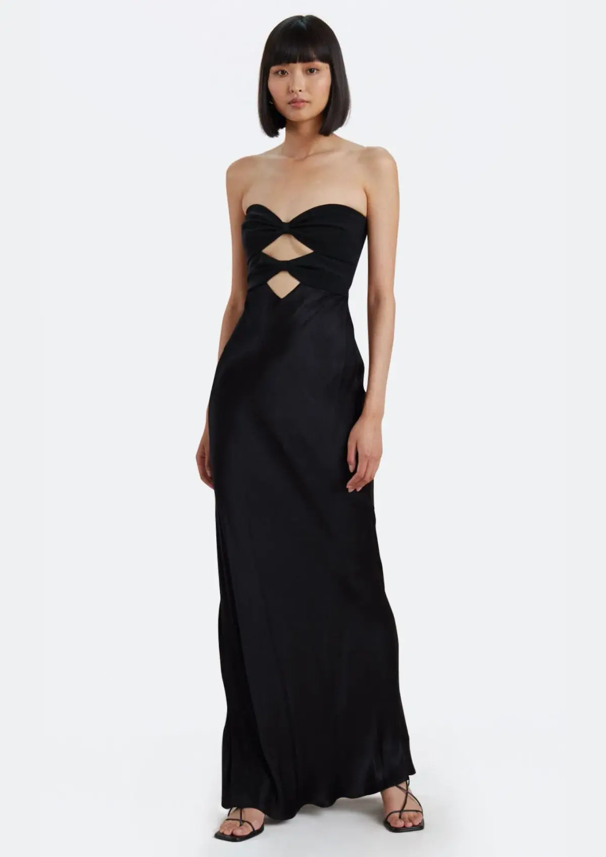 Bec & Bridge Halle Strapless Dress Black Size 6  - Image 1