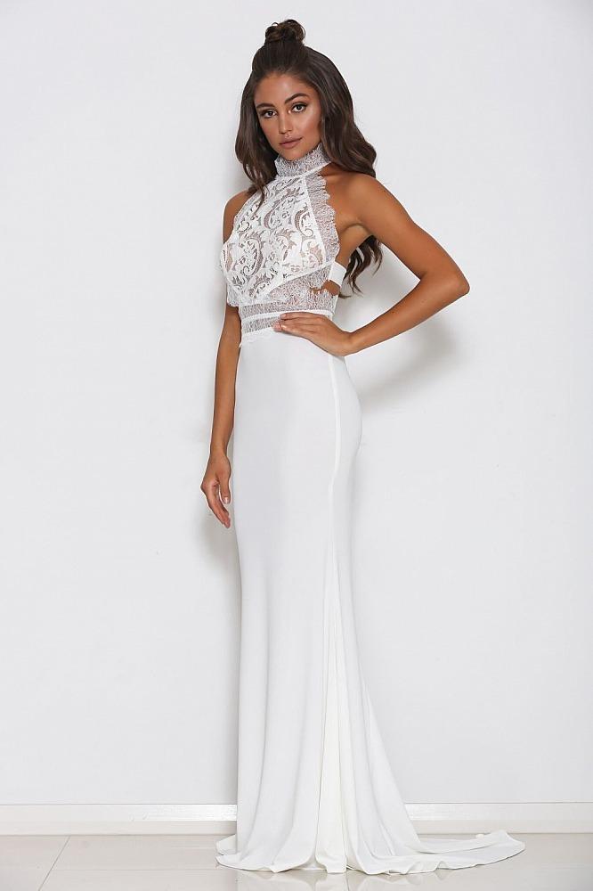 Blu Gown (white) Abyss By Abby - Image 1