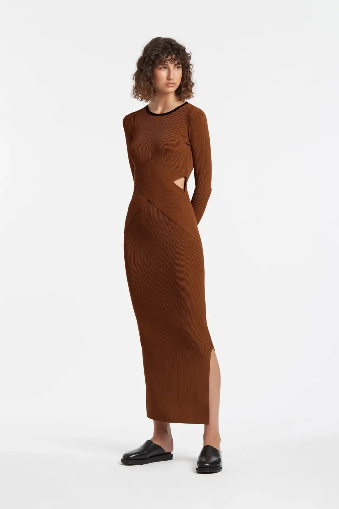 Sir the Label Josephine Maxi Dress Hazel Size 8  for rent on The Volte - main image