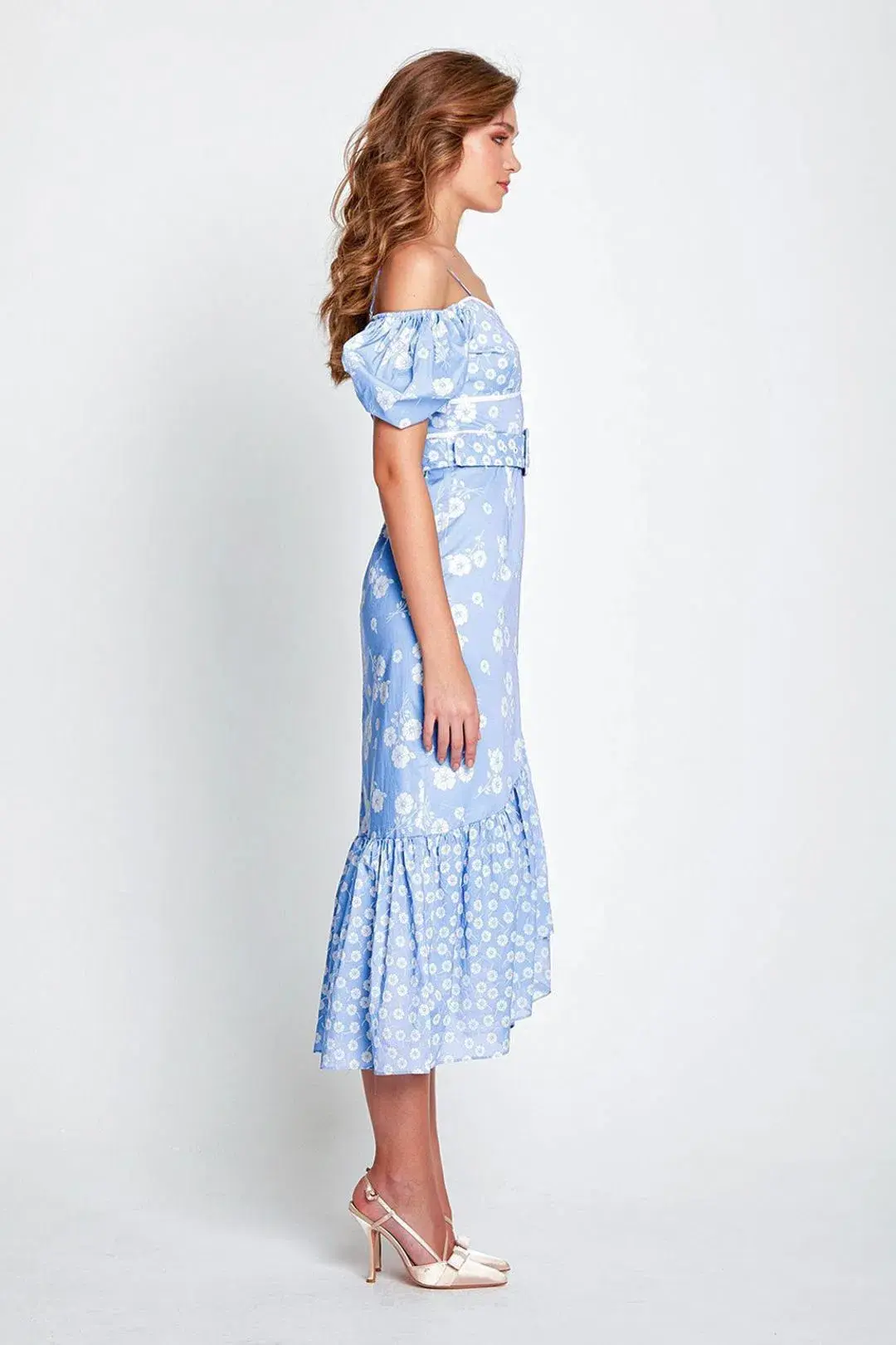Alice McCall Izabella Midi Dress in Blue Size 6 for rent on The Volte - main image