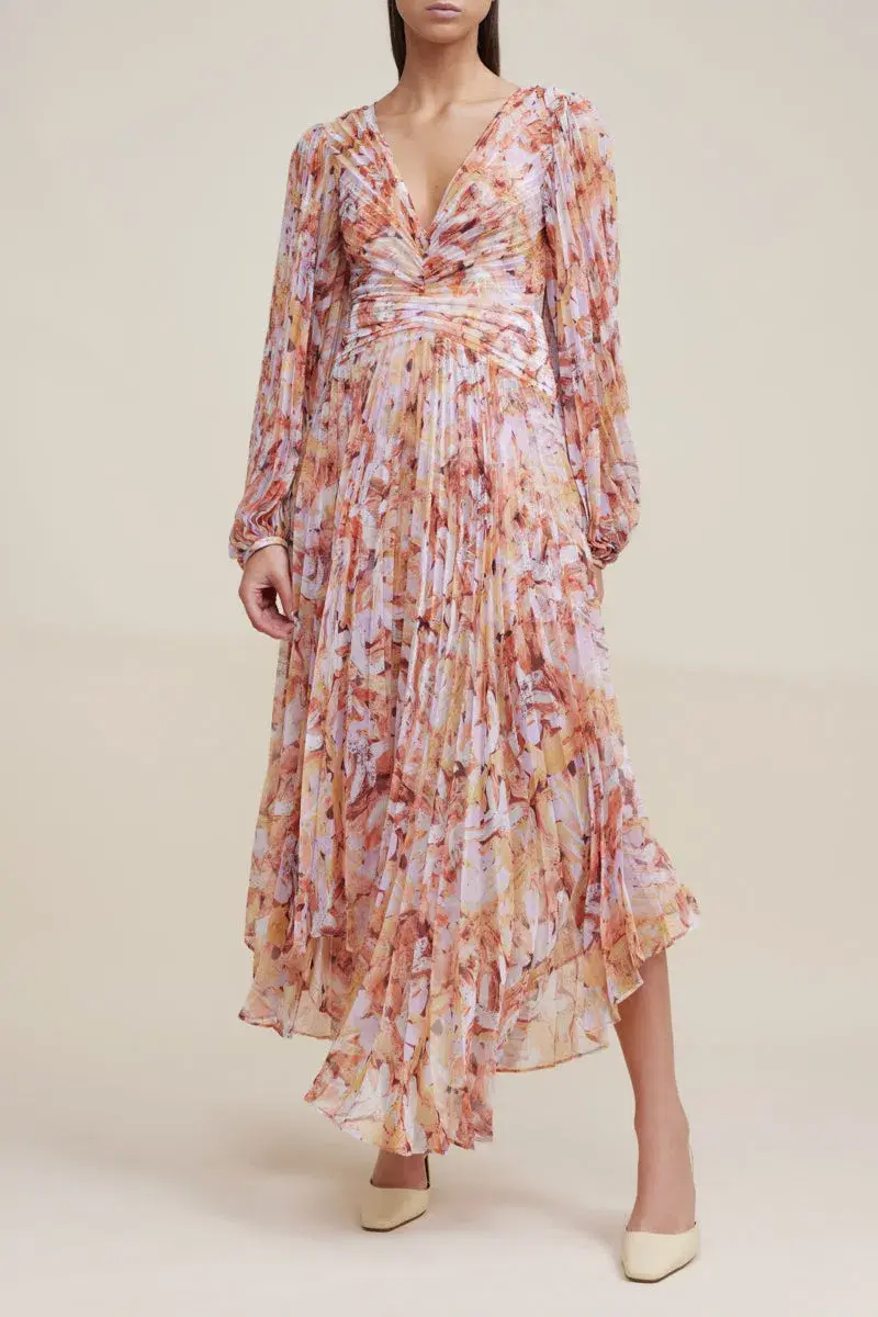 Acler Astone Dress Lilac Brush Size 10  - Image 1