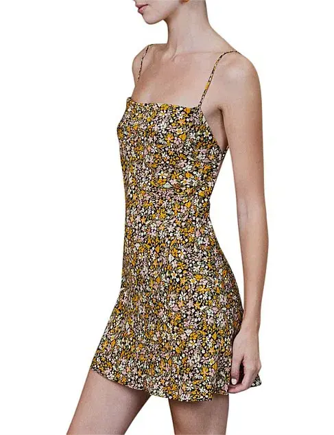 Bec & Bridge Maisie Silk Mini Dress Floral Size 10 for rent on The Volte - main image