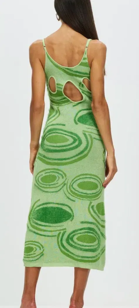 House of Sunny Hockney Dress Green Size 10 - Image 2