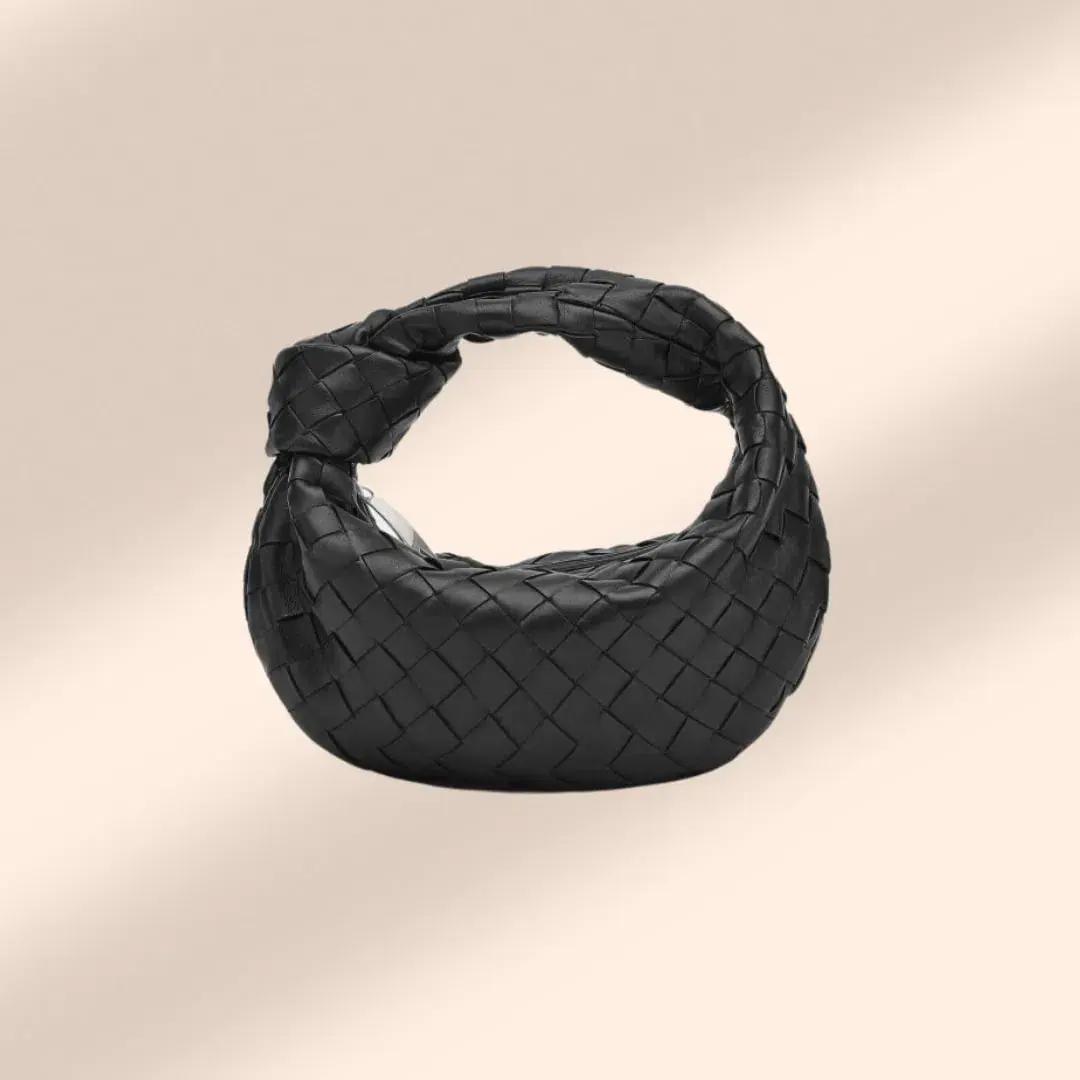 Bottega Veneta Mini Jodie Bag in Black - Image 1