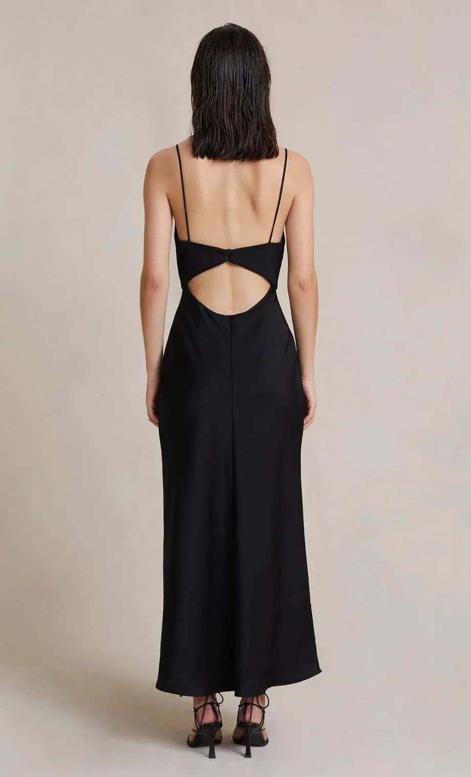 Bec & Bridge Valerie Midi Dress Black Size 8  - Image 3