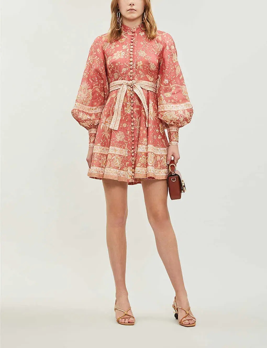 Zimmermann Veneto Border Short Dress Floral Size 1 / Au 10 - Image 1