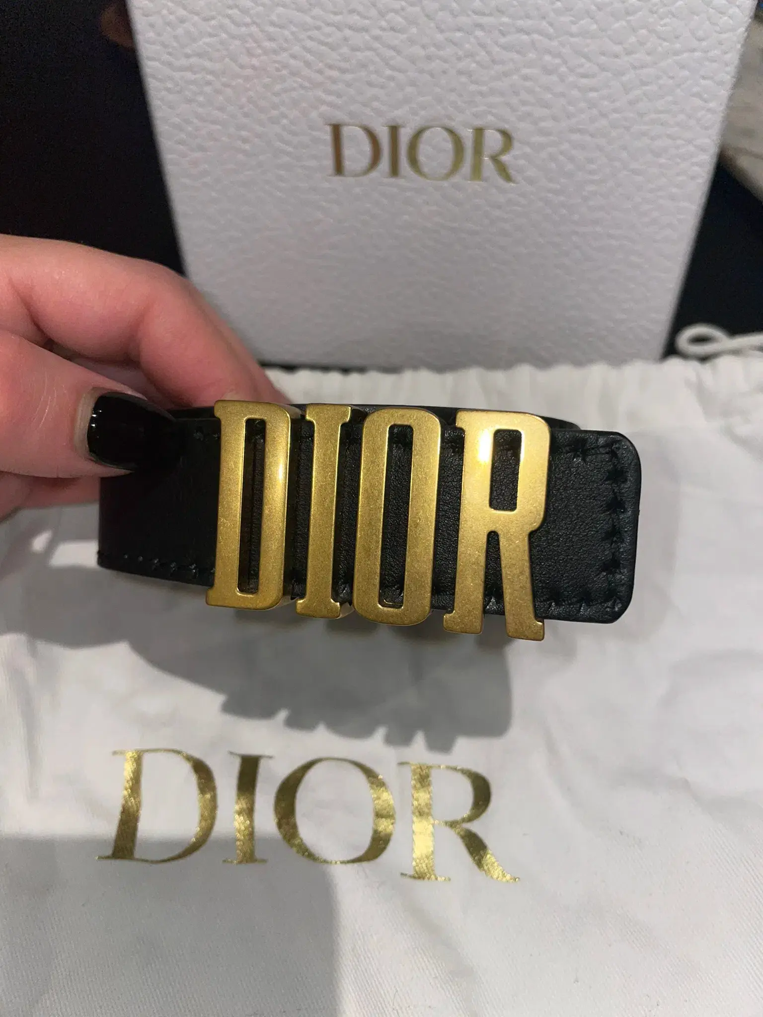 Dior D-Fence Belt Black - Image 3