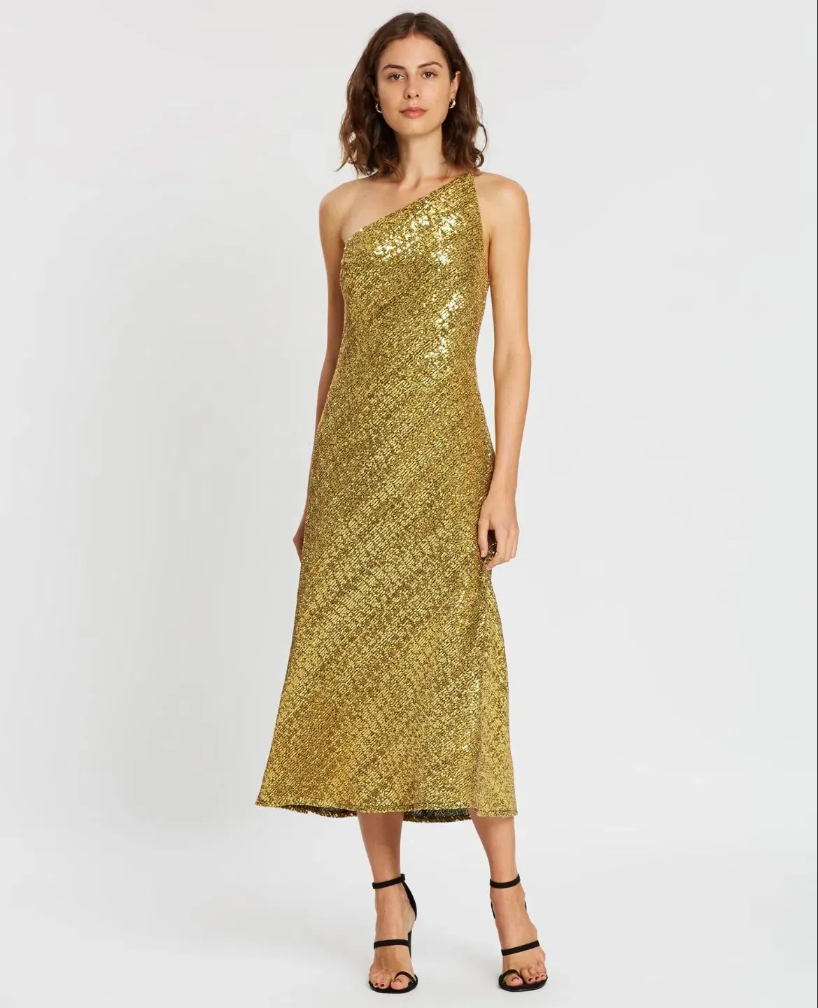 By Johnny Gold Girl Asymmetric Bias Dress Size 12  - Image 1