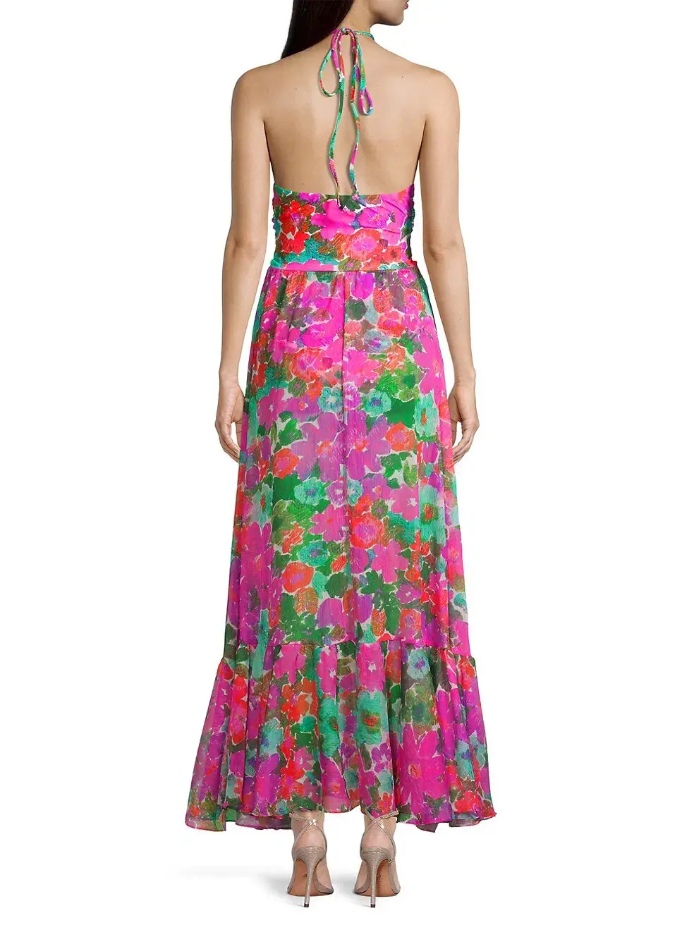 Patbo Gabi Cutout Floral Maxi Dress Size XS/ AU 6 - Image 2