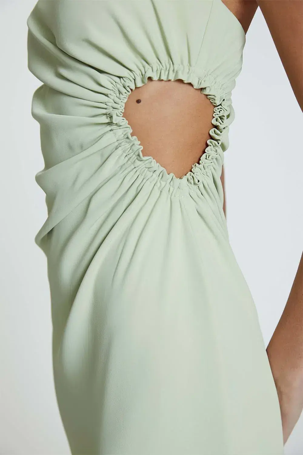 By Johnny Selena Strapless Midi Dress Avocado Green Size 10 / M - Image 5