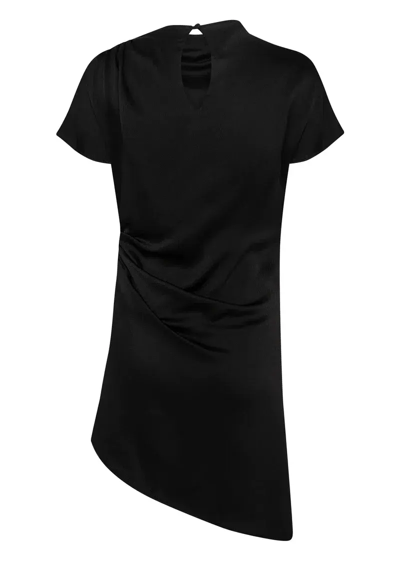 Anna Quan Macey Mini Dress Ebony Size 8 for rent on The Volte - main image