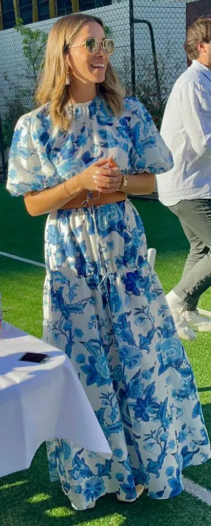 Sir The Label Amaris Puff Sleeve Top & Gathered Skirt Set Floral Size 0 / Au 6 for rent on The Volte - main image