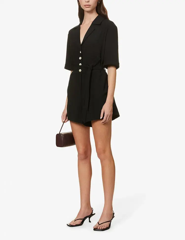 Viktoria & Woods Dalmatian Playsuit Black Size 0 / Au 6 for rent on The Volte - main image