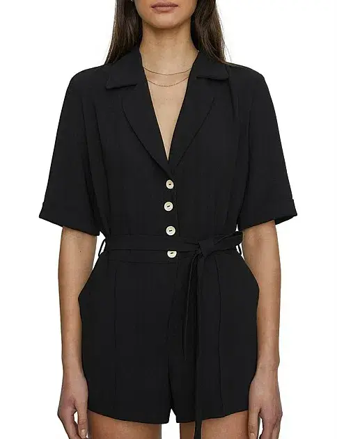 Viktoria & Woods Dalmatian Playsuit Black Size 0 / Au 6 for rent on The Volte - main image