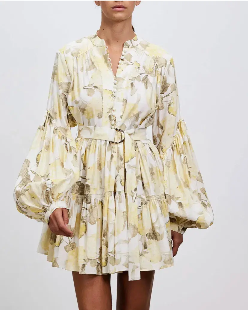 Acler Somerset Dress Hydrangea Floral Size 10 - Image 2