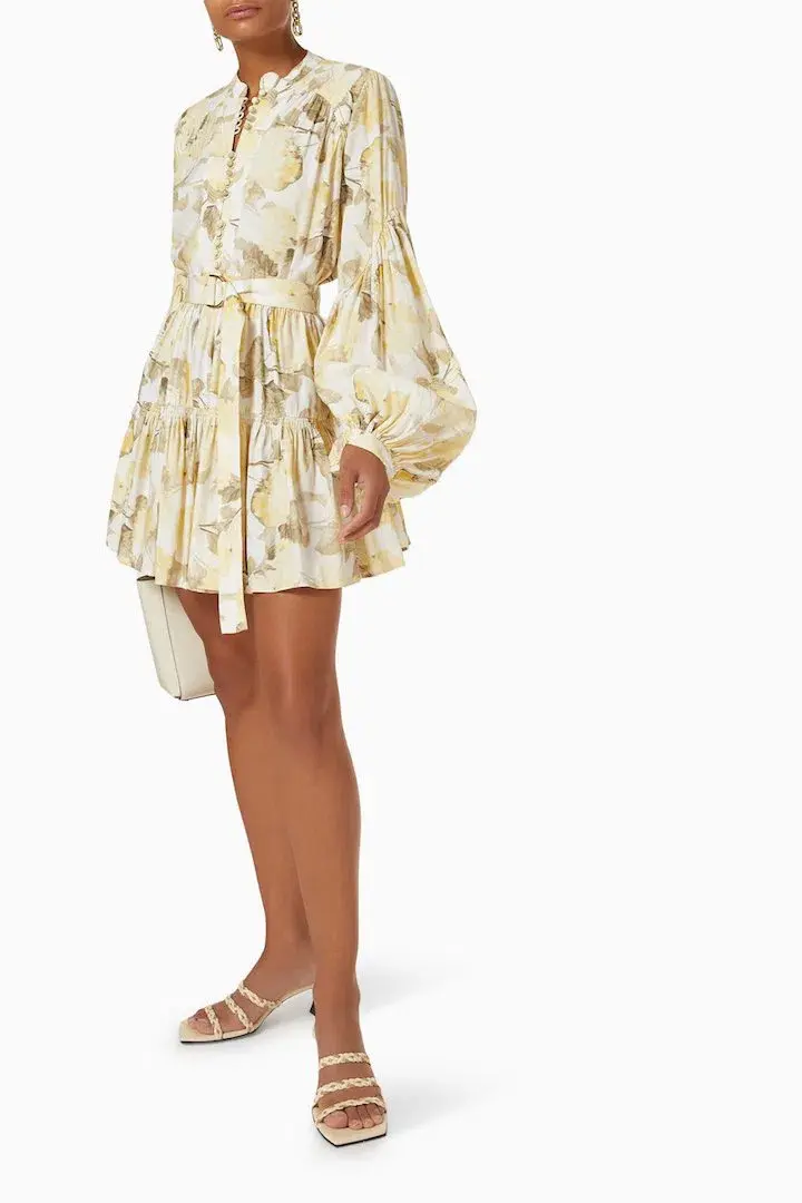 Acler Somerset Dress Hydrangea Floral Size 10 - Image 1