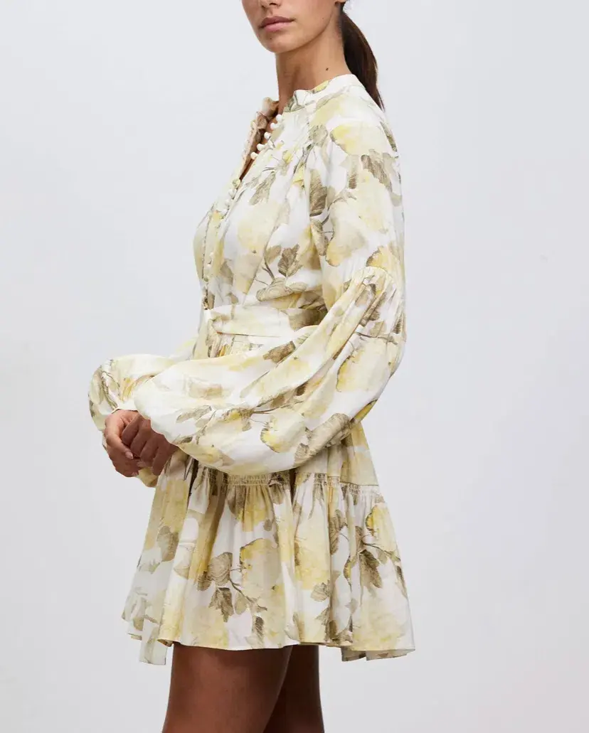 Acler Somerset Dress Hydrangea Floral Size 10 - Image 3