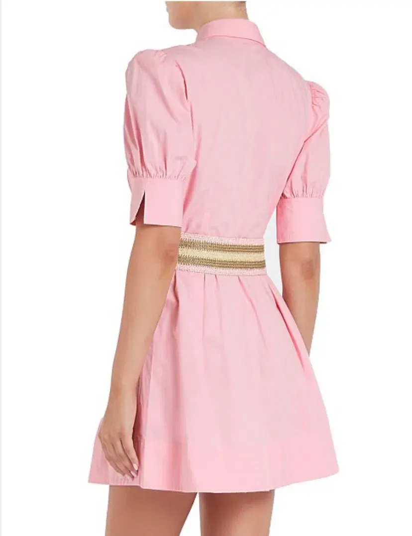 Rebecca Vallance Sommer Mini Dress Pink Size 10 - Image 5