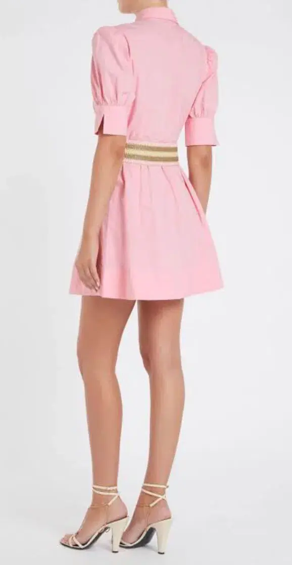 Rebecca Vallance Sommer Mini Dress Pink Size 10 - Image 3