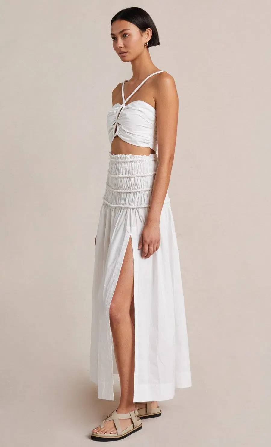 Bec & Bridge Eli Maxi Skirt White Size 8 / S for rent on The Volte - main image
