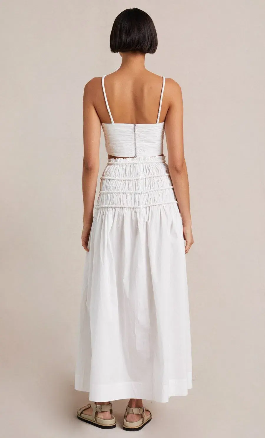 Bec & Bridge Eli Maxi Skirt White Size 8 / S for rent on The Volte - main image