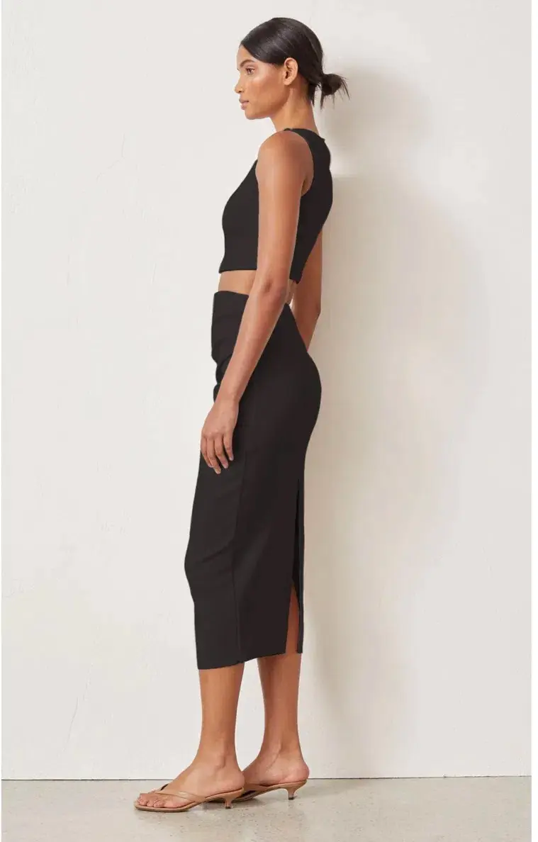 Bec and Bridge Raphaela Midi Skirt Black Size 10 - Image 2