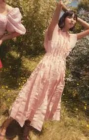 AJE - Hybrid Midi Dress Rose Pink - Size AU 12 - Image 2