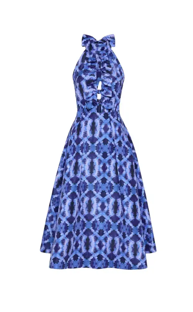 Rebecca Vallance - Shiloh Halter Midi Dress  - Size 16  (fits 14-16) - Image 3