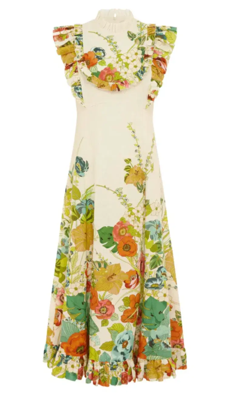 Alemais Constance Midi Dress Floral Size 16 - Image 1