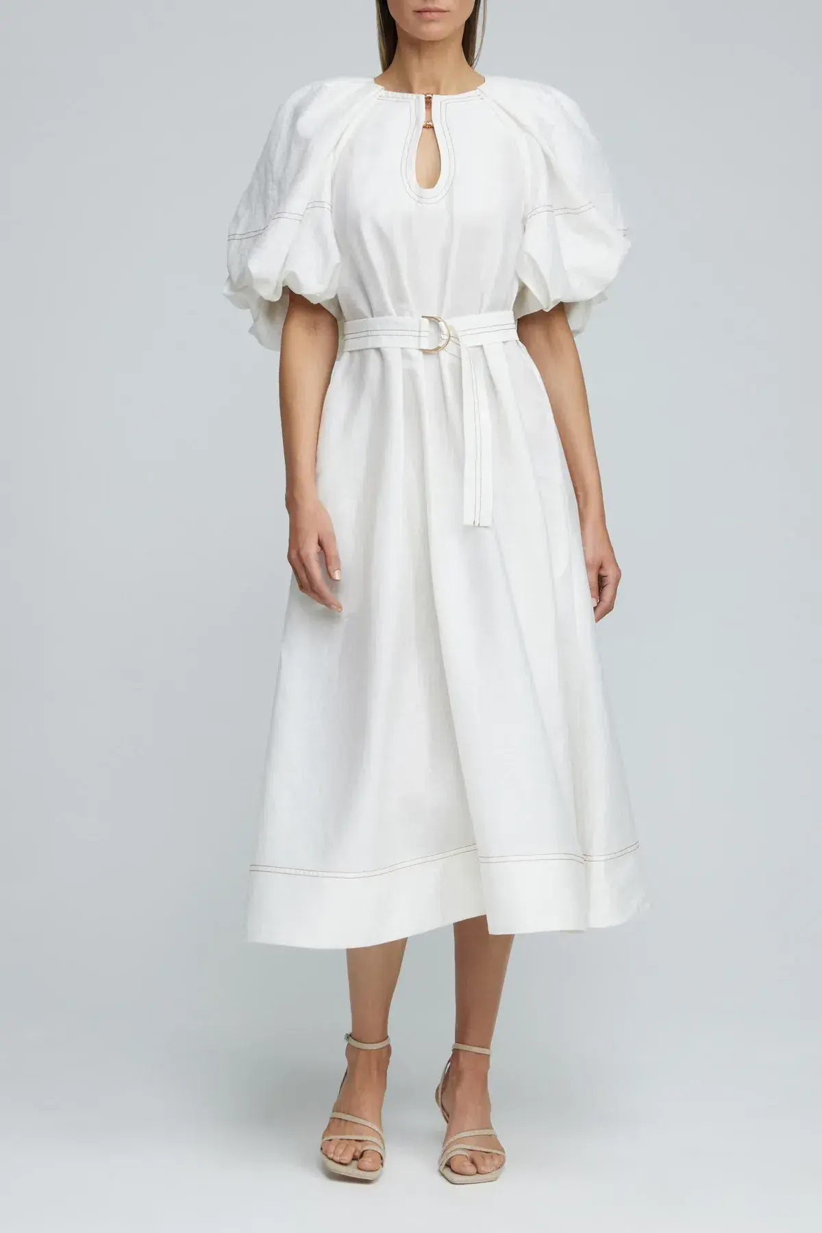 Acler Harlow Dress in Ivory Size 14 - Image 5