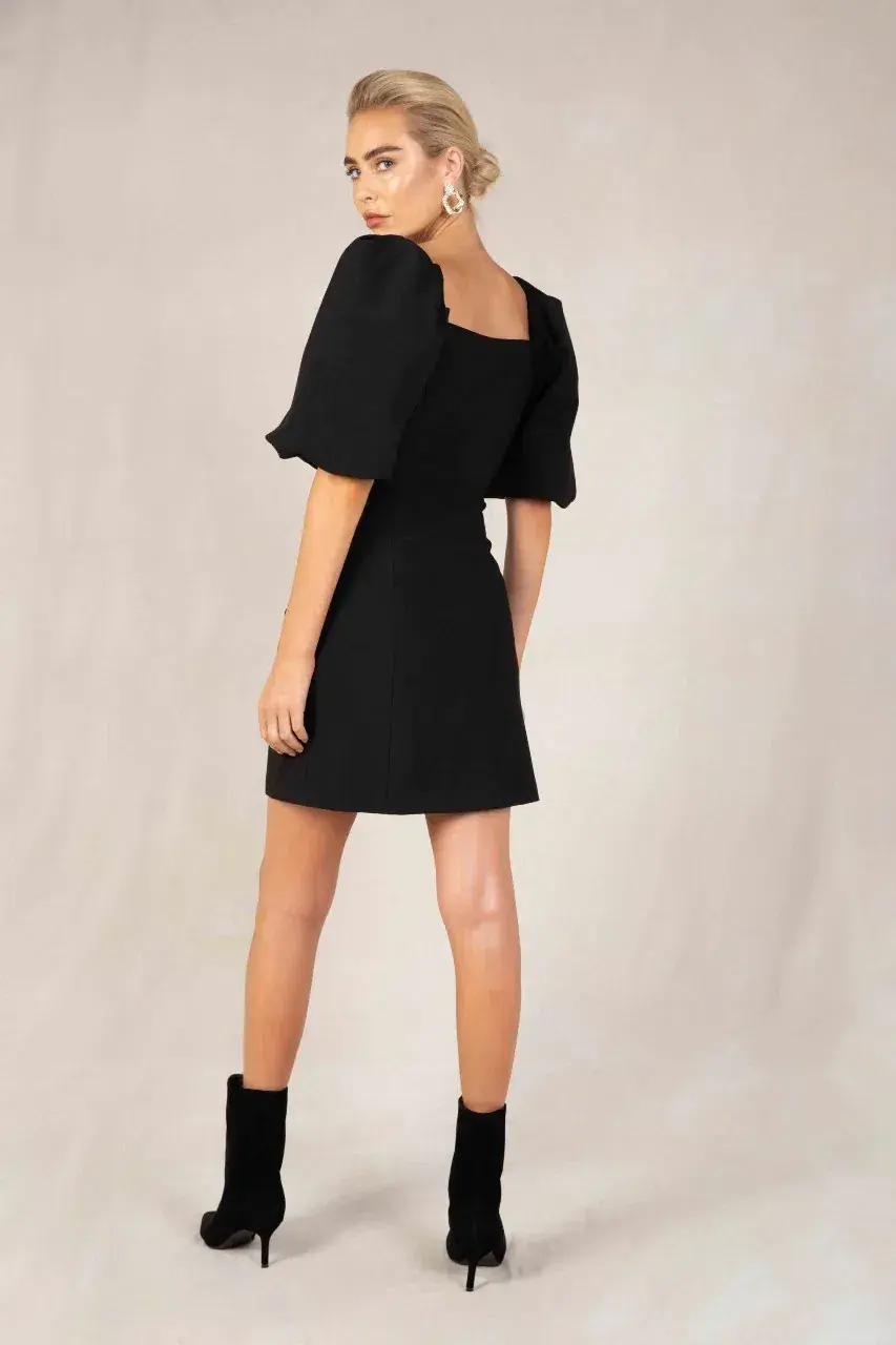 Misha Chanel Dress Black Size 10 for rent on The Volte - main image