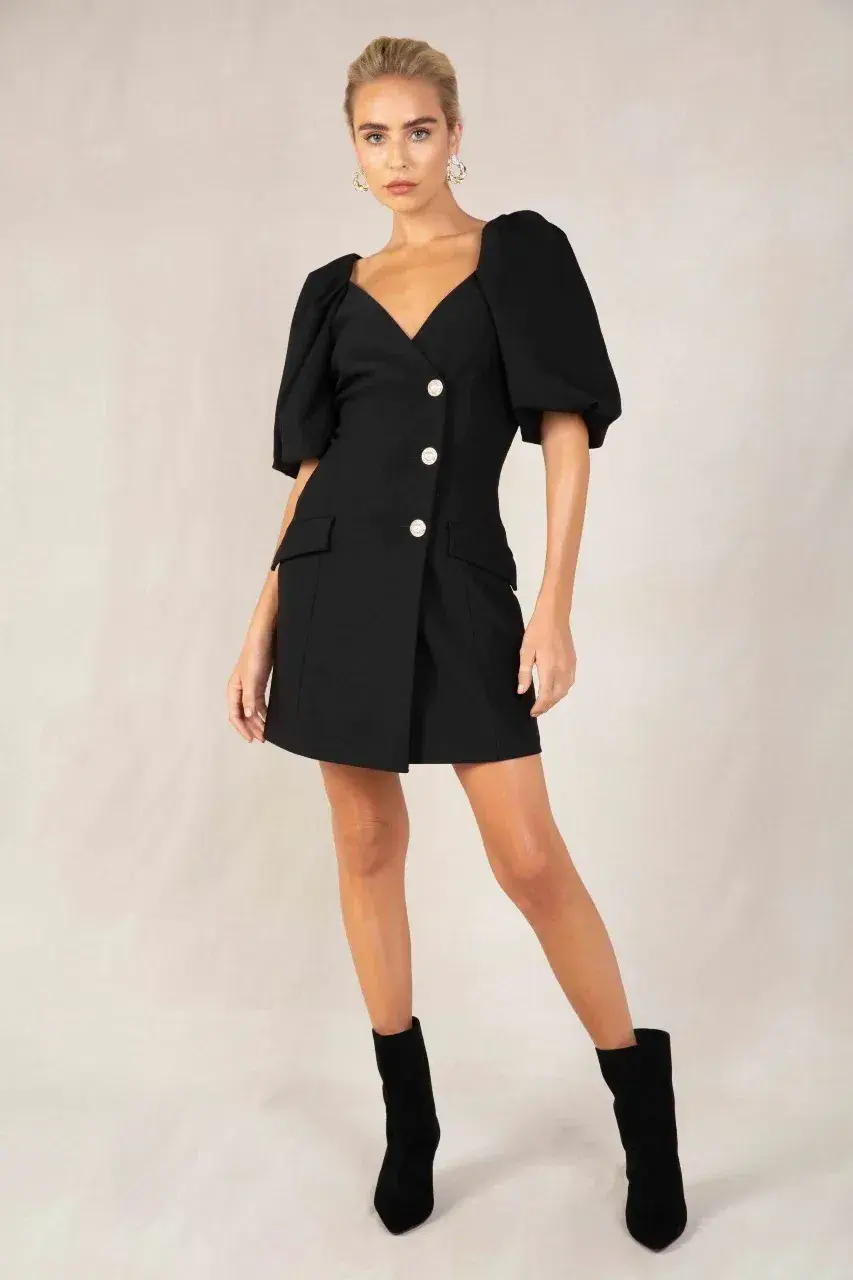 Misha Chanel Dress Black Size 10 - Image 1
