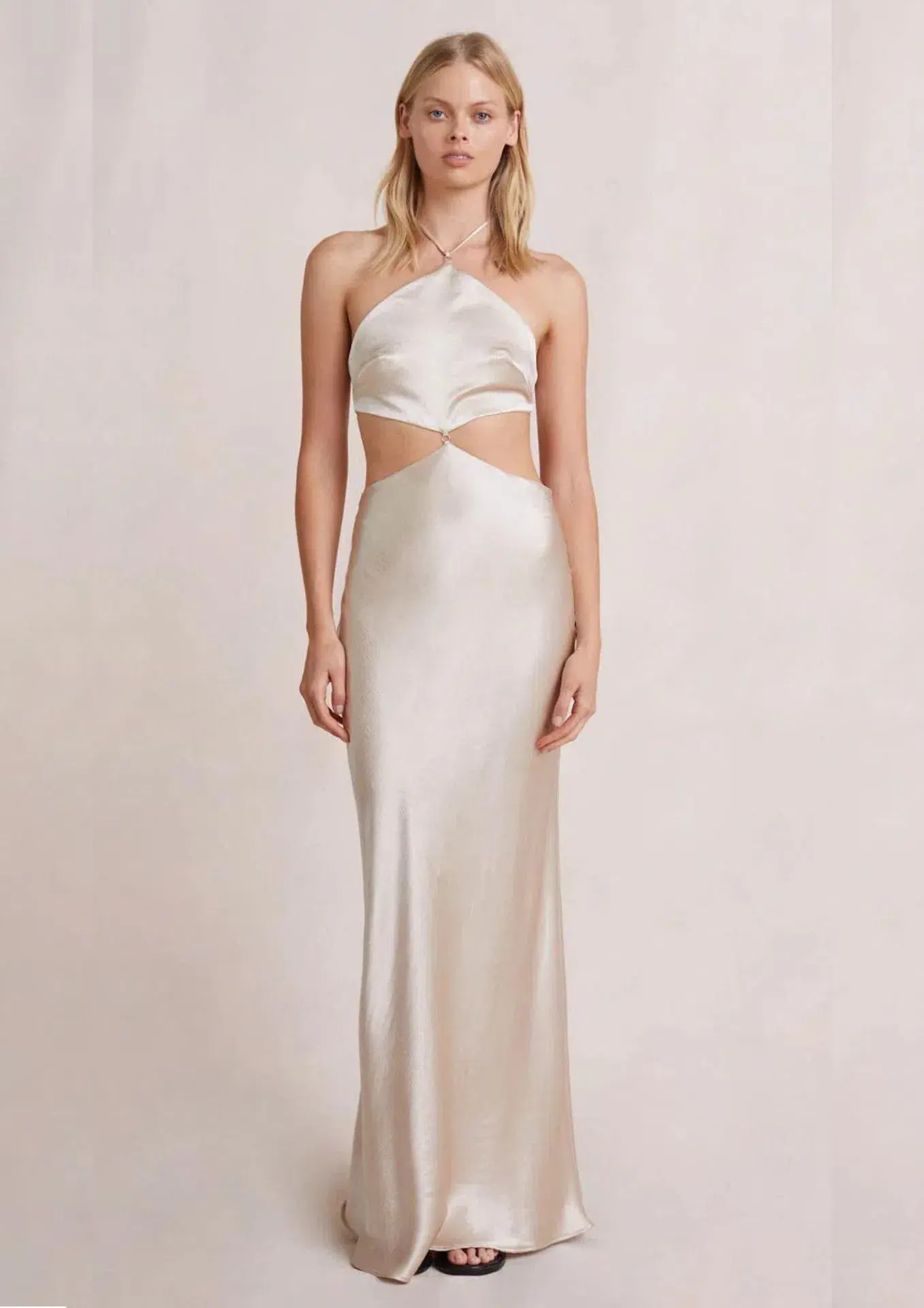 Bec & Bridge Kara Maxi Dress in Sand Size 8 - Image 1