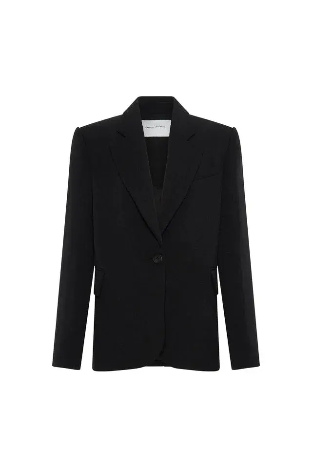 Camilla and Marc Grayson Blazer Black Size 14 - Image 3