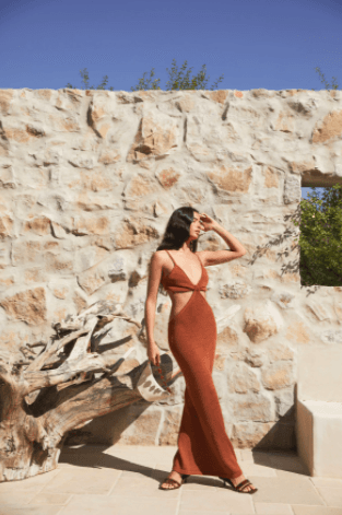 Cult Gaia Serita Dress Amber Size 6  - Image 3