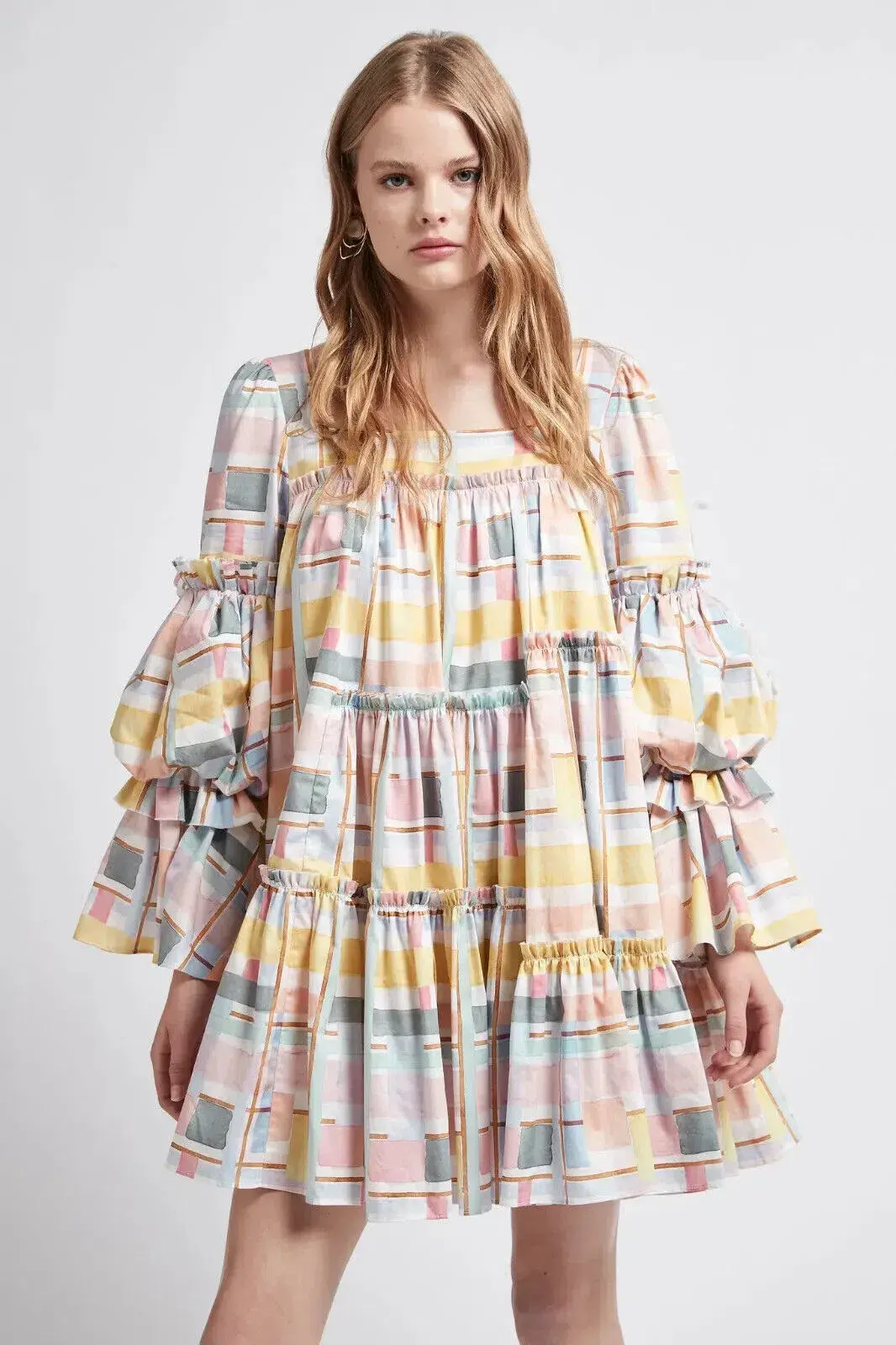 Aje L'Esprit Mini Dress Print Size 6 - Image 1