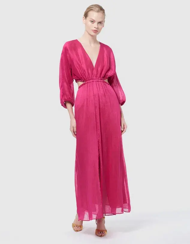 Manning Cartell Lyrical Colours Maxi Dress Pink Size 8 - Image 1