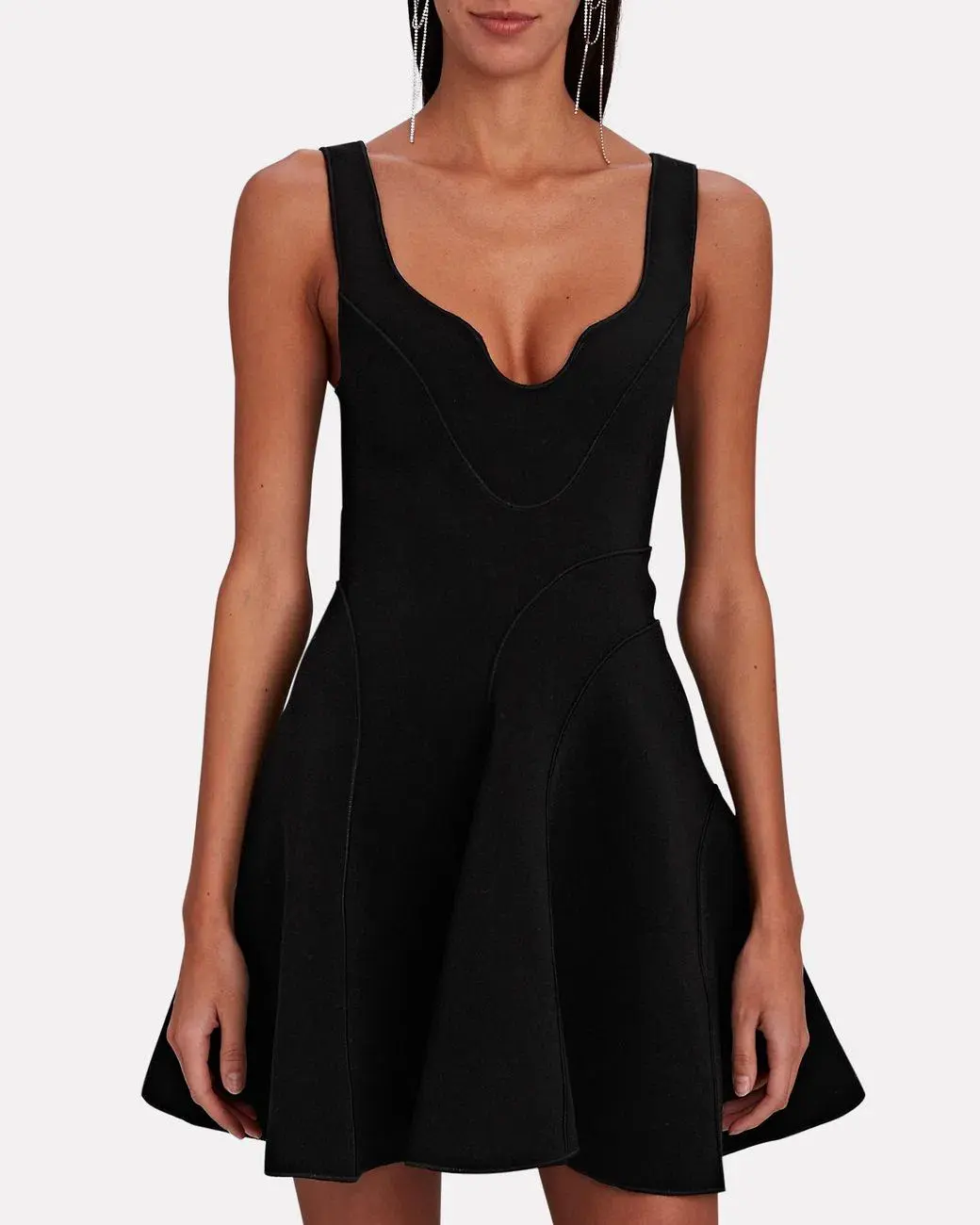 Acler Gower Mini Dress Black Size 8 - Image 2