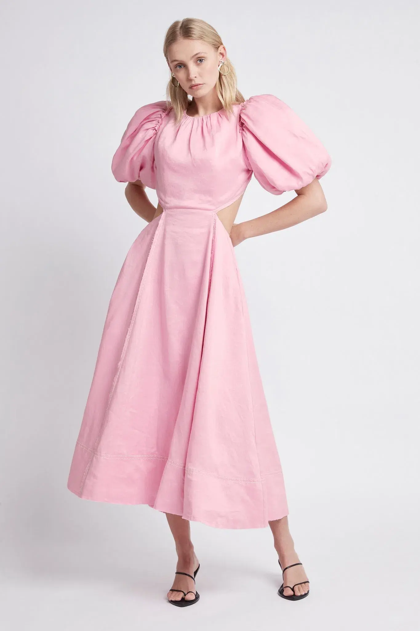 Aje Serendipity Cut Out Dress Pink Size 10 / M - Image 1
