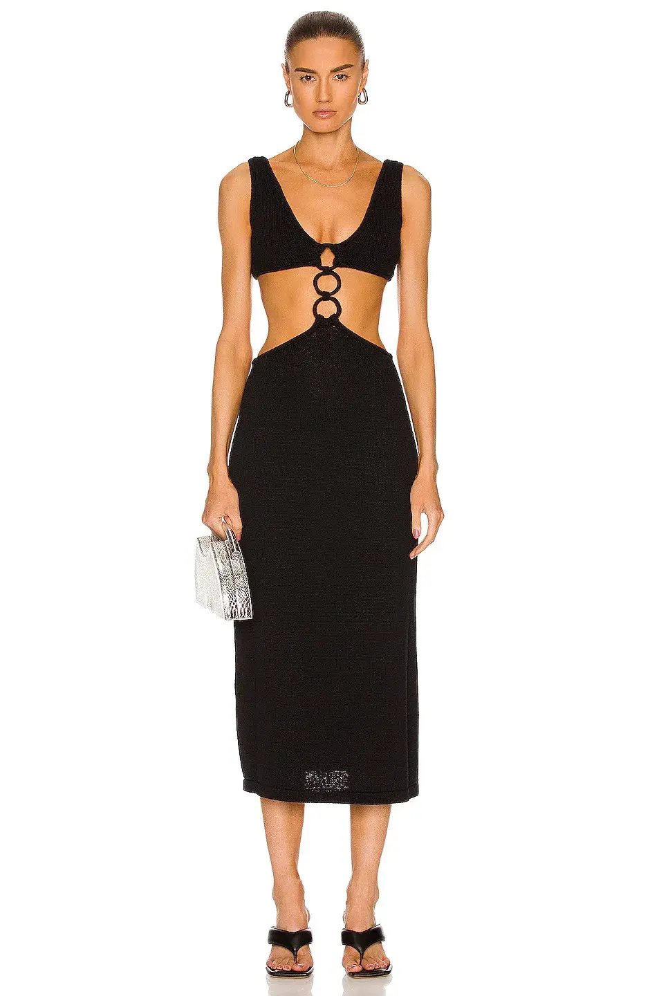Cult Gaia Mert Knit Dress Black Size S / Au 8 - Image 1