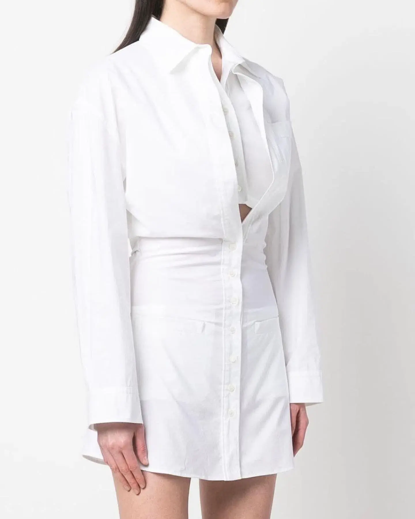 Jacquemus La Robe Baunhilha Mini Dress White Size 40 / Au 12 - Image 2