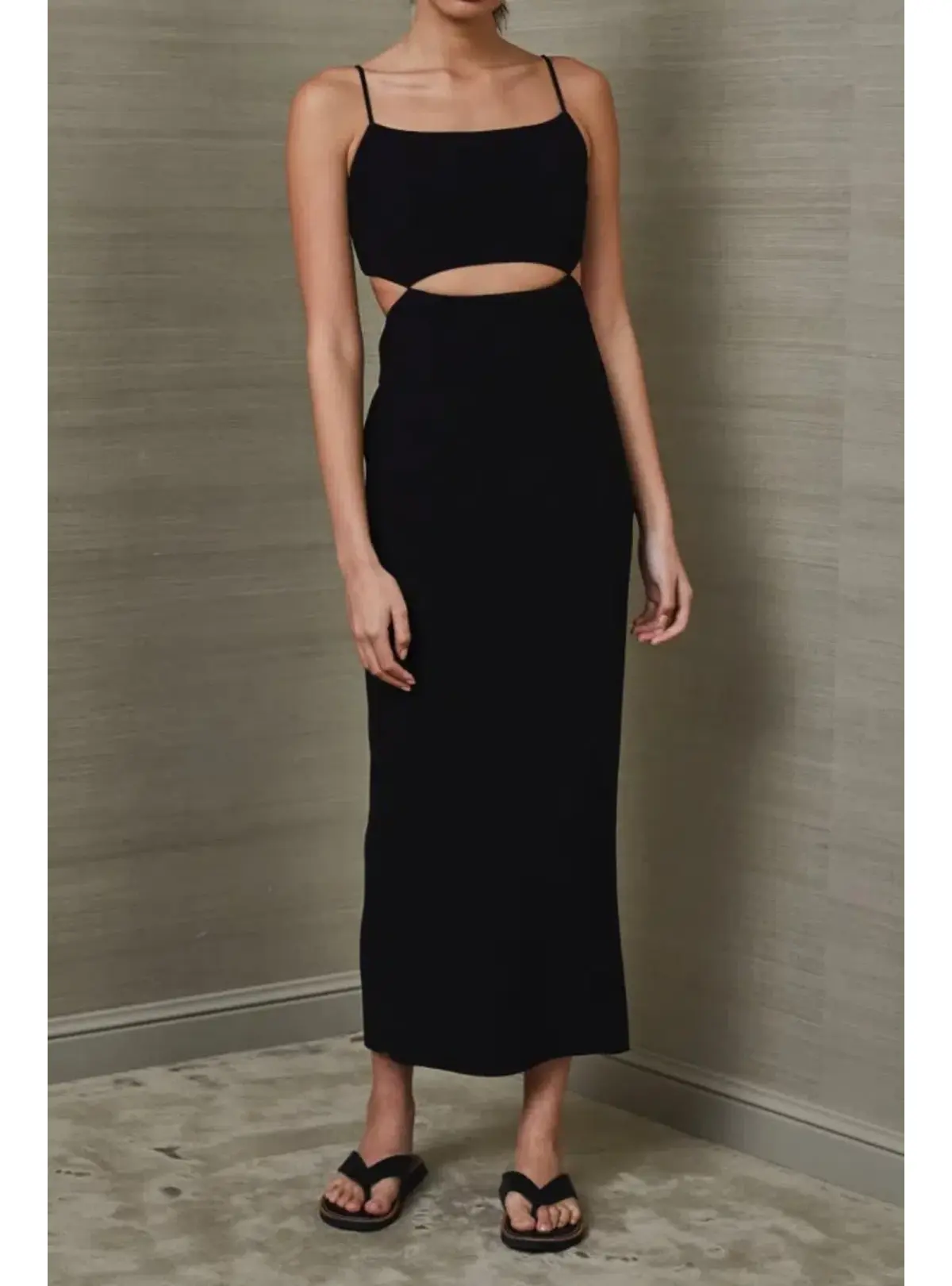 Bec & Bridge Faye Midi Dress Black Size AU 6 - Image 1