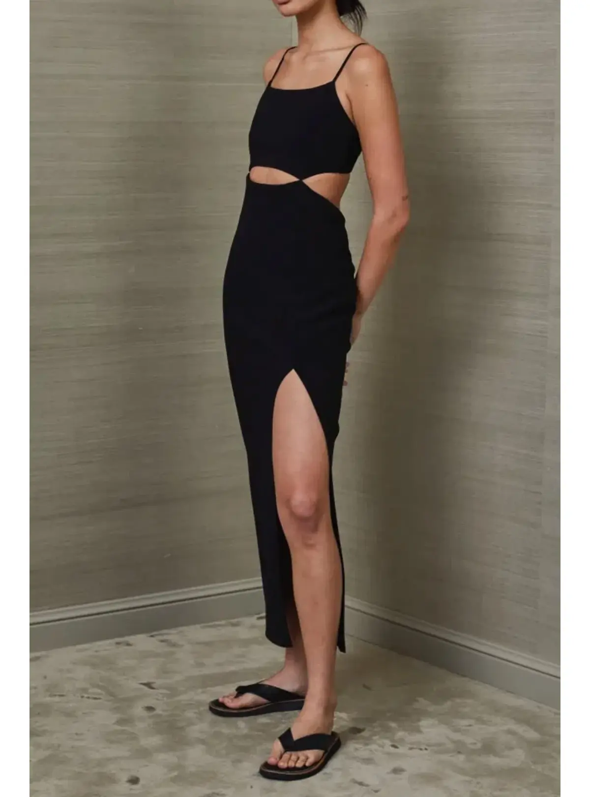 Bec & Bridge Faye Midi Dress Black Size AU 6 - Image 2