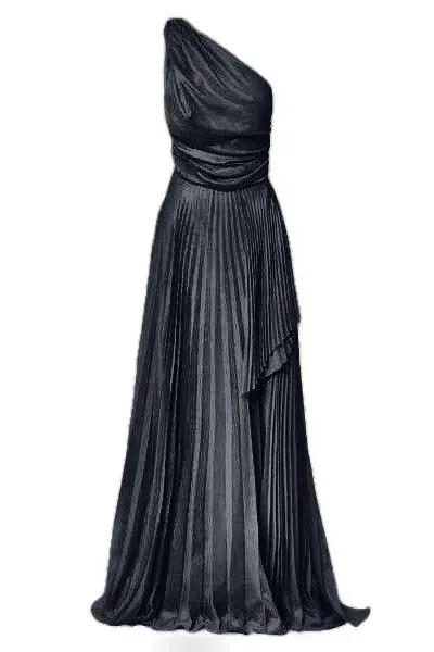 Aurelio Costarella Long Grey/Silver dress - Image 3