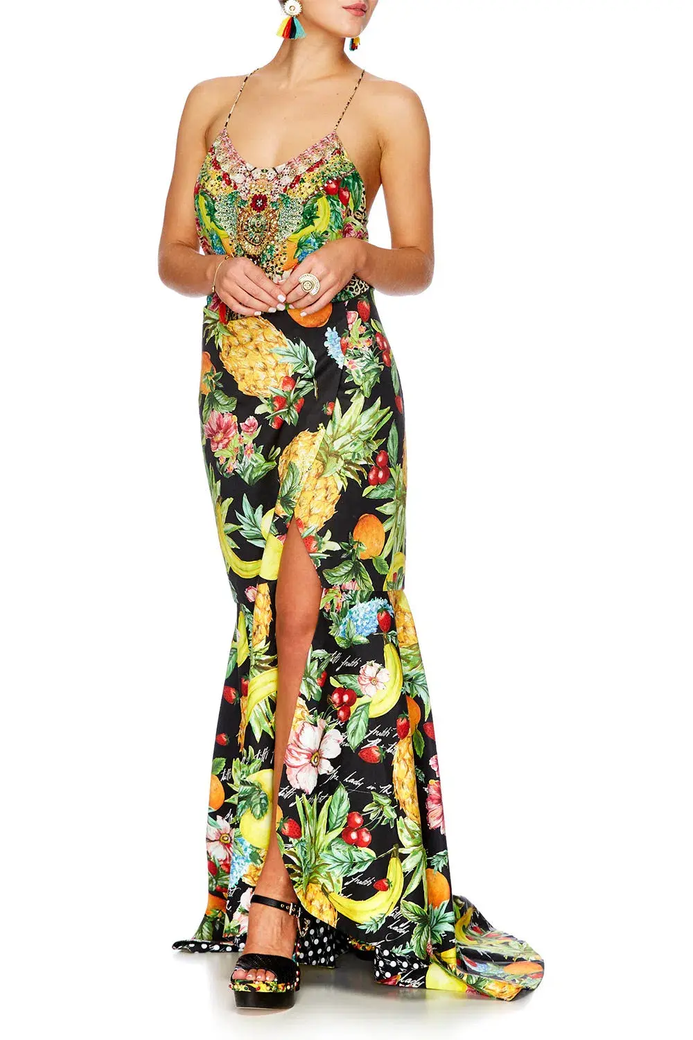 Camilla Call Me Carmen Wrap Skirt With Front Tucks Size S - Image 5