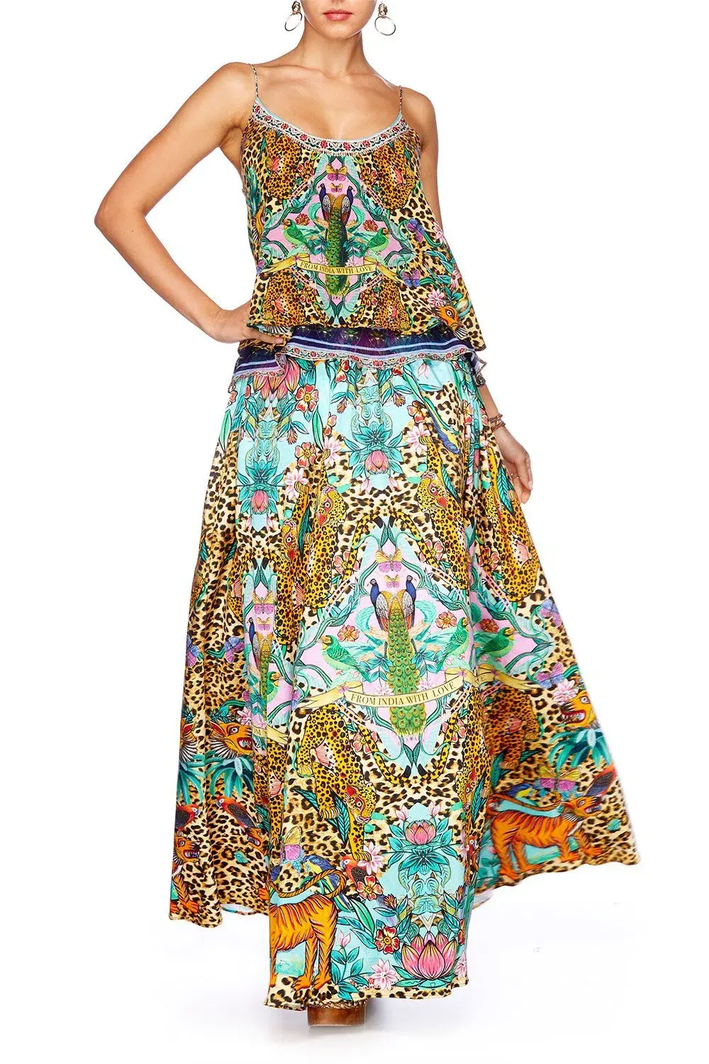 Camilla Full Hem Skirt The Jungle Book Print Size 8 - Image 1