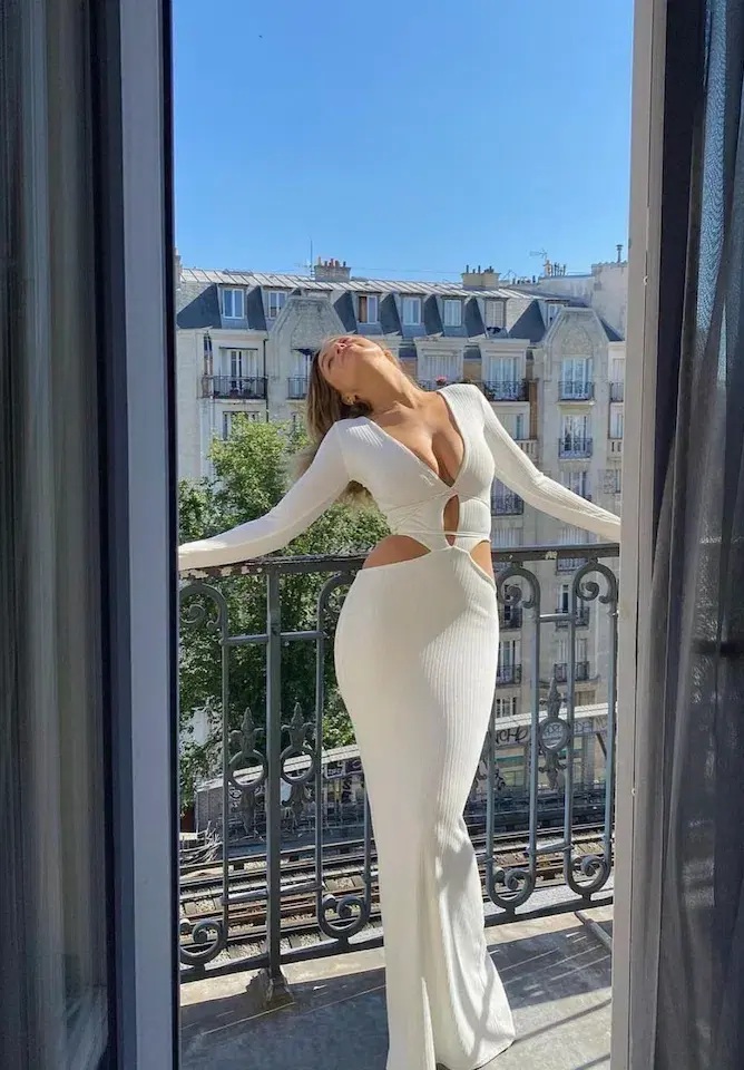 Arcina Ori Aston Dress Ivory Size 6 / XS - Image 4