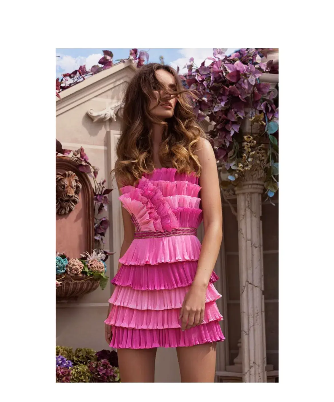 Eliya the Label Josephine Mini Dress Pink Size M / Au 10  - Image 2