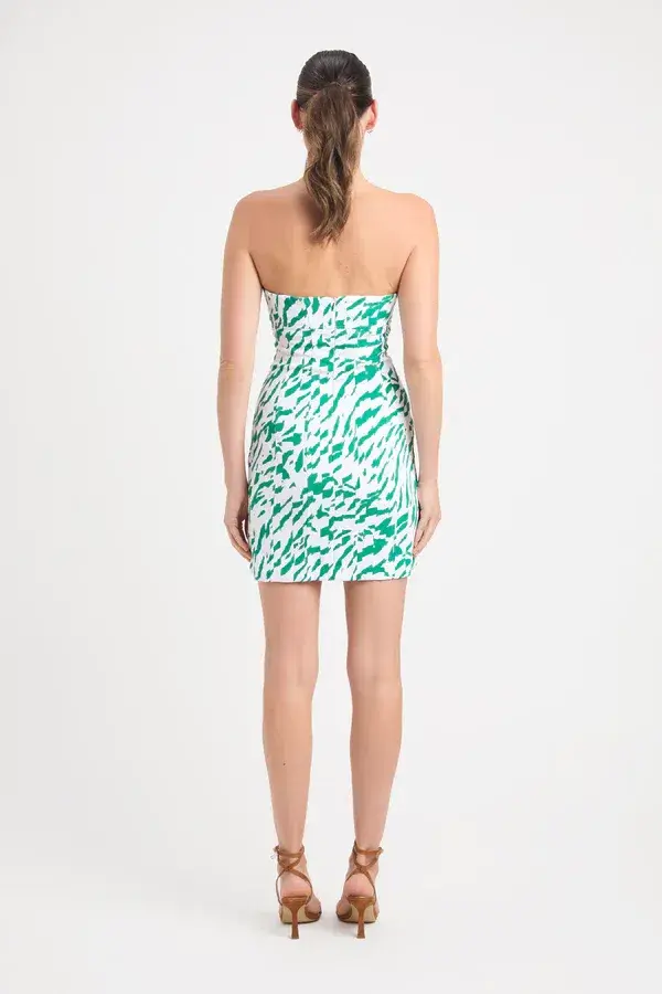 Kookai Jamila Mini Dress Multi Print Size 34 / Au 6 - Image 3