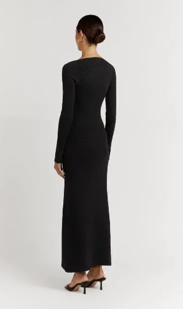 DISSH Janie Sweetheart Knit Dress Black Size S/Au 8 - Image 2
